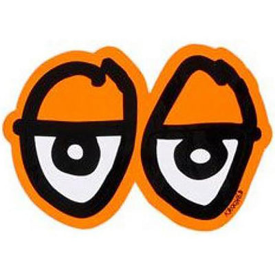 Krooked Eyes Sticker orange Large