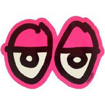 Krooked Eyes Sticker pink Large