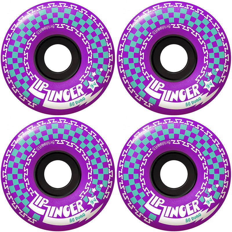Krooked Zip Zinger Wheels purple 54mm