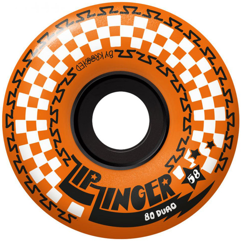 Krooked Zip Zinger Wheels orange 58mm