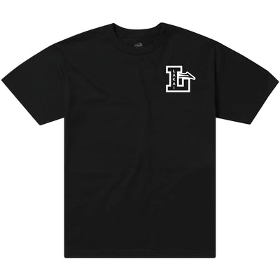 Lakai Letterman T shirt black