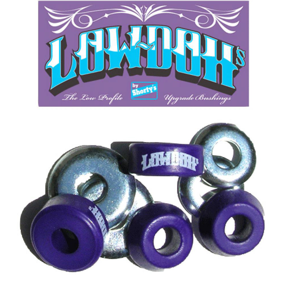 Shorty's Low Doh purple 95a medium bushings