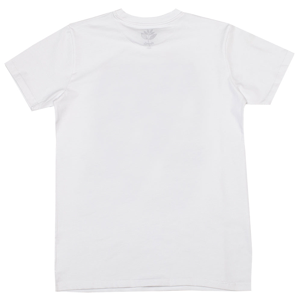 Magenta Heart Plant T shirt white