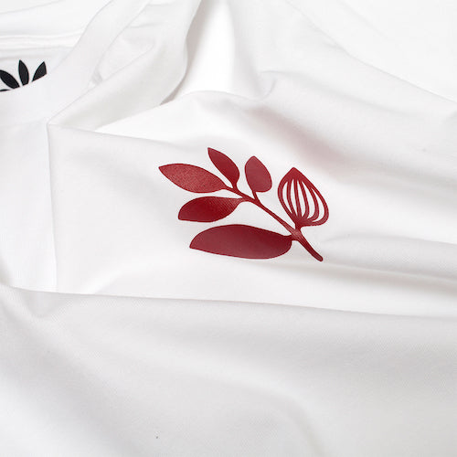 Magenta Heart Plant T shirt white