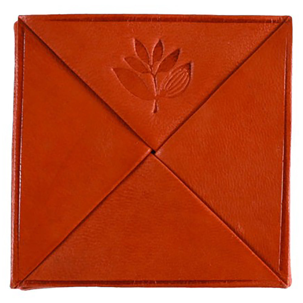 Magenta Moroccan coin holder orange