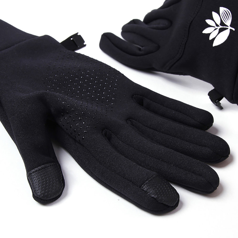 Magenta Plant Gloves black
