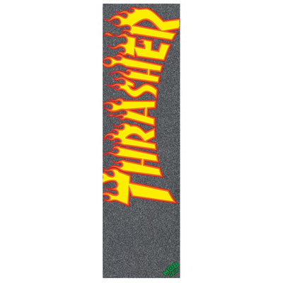 MOB x Thrasher Yellow and Orange Flame grip tape sheet