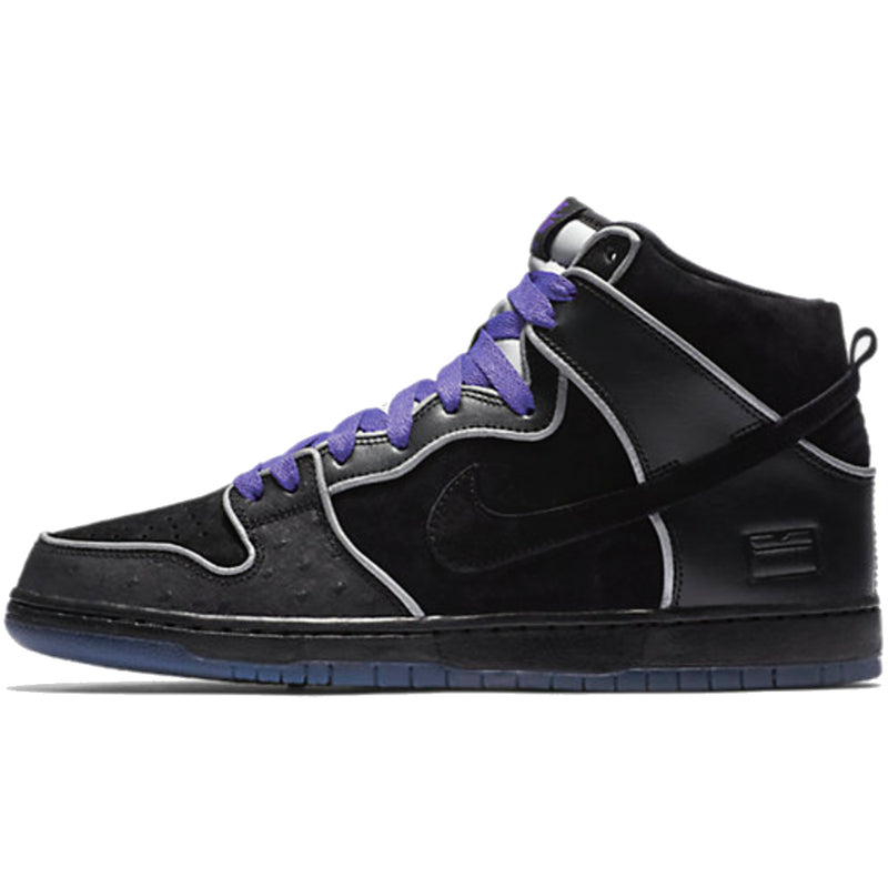 Nike SB Dunk High Elite black/black-white-purple haze