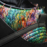 Nike SB Dunk High Premium black/black-challenge red-metallic silver