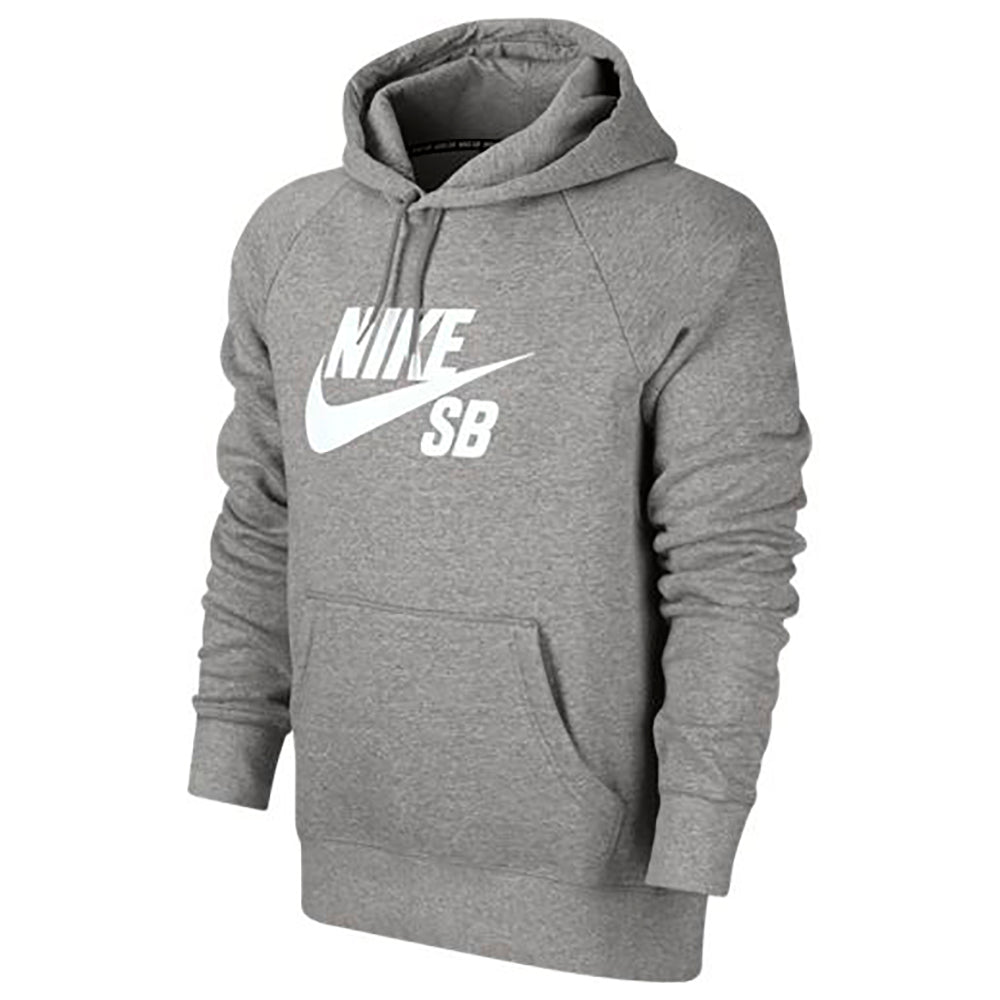 Nike SB Icon dark grey heather/white hood