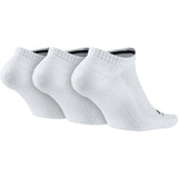 Nike SB No Show white 3 pack socks UK 8-11