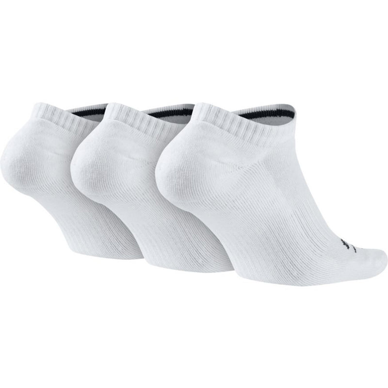 Nike SB No Show white 3 pack socks UK 8-11