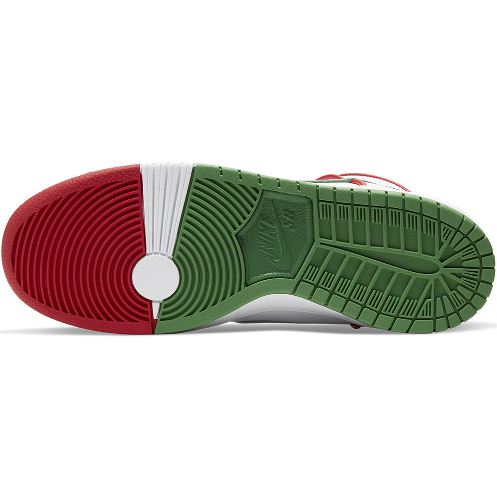 Nike SB P-Rod Dunk High Premium QS white/university red-white-classic green
