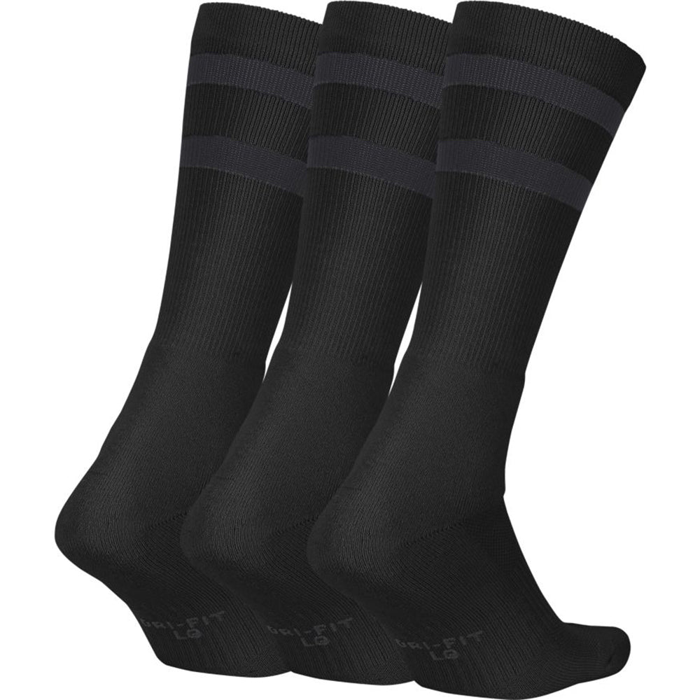 Nike SB Skateboarding Crew black/anthracite 3 pack socks Large UK 8-11