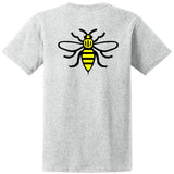NOTE Bee Back T shirt ash grey