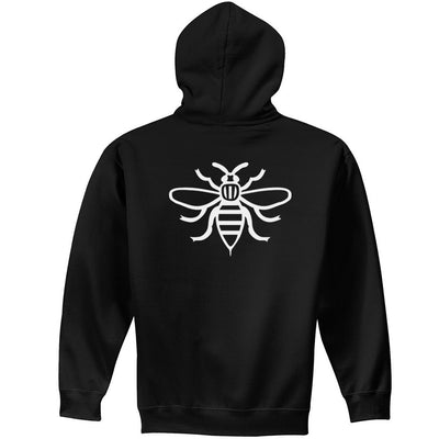 NOTE Bee Back black/white hood