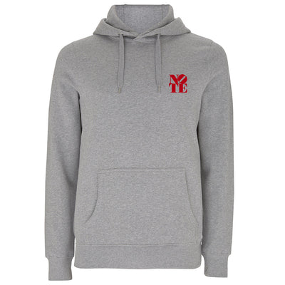 NOTE Bee Back melange grey/red hood