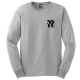 NOTE Bee Back sport grey/black long sleeve T shirt