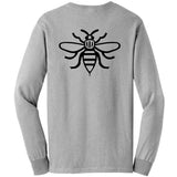 NOTE Bee Back sport grey/black long sleeve T shirt