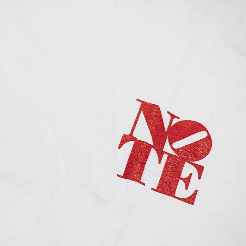 NOTE Bee Back white/red Long sleeve T shirt