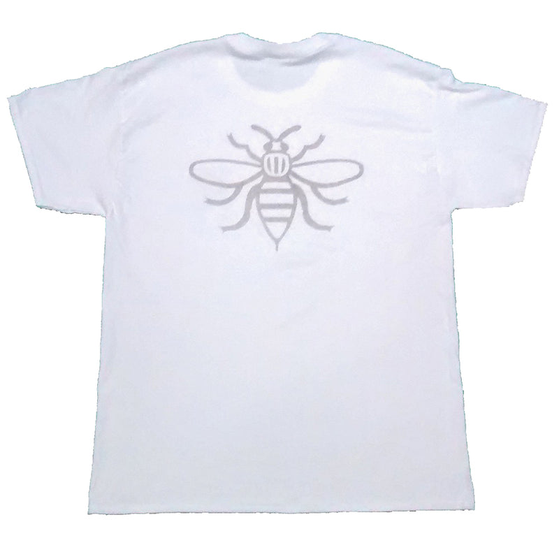 NOTE Bee Back white/reflective T shirt
