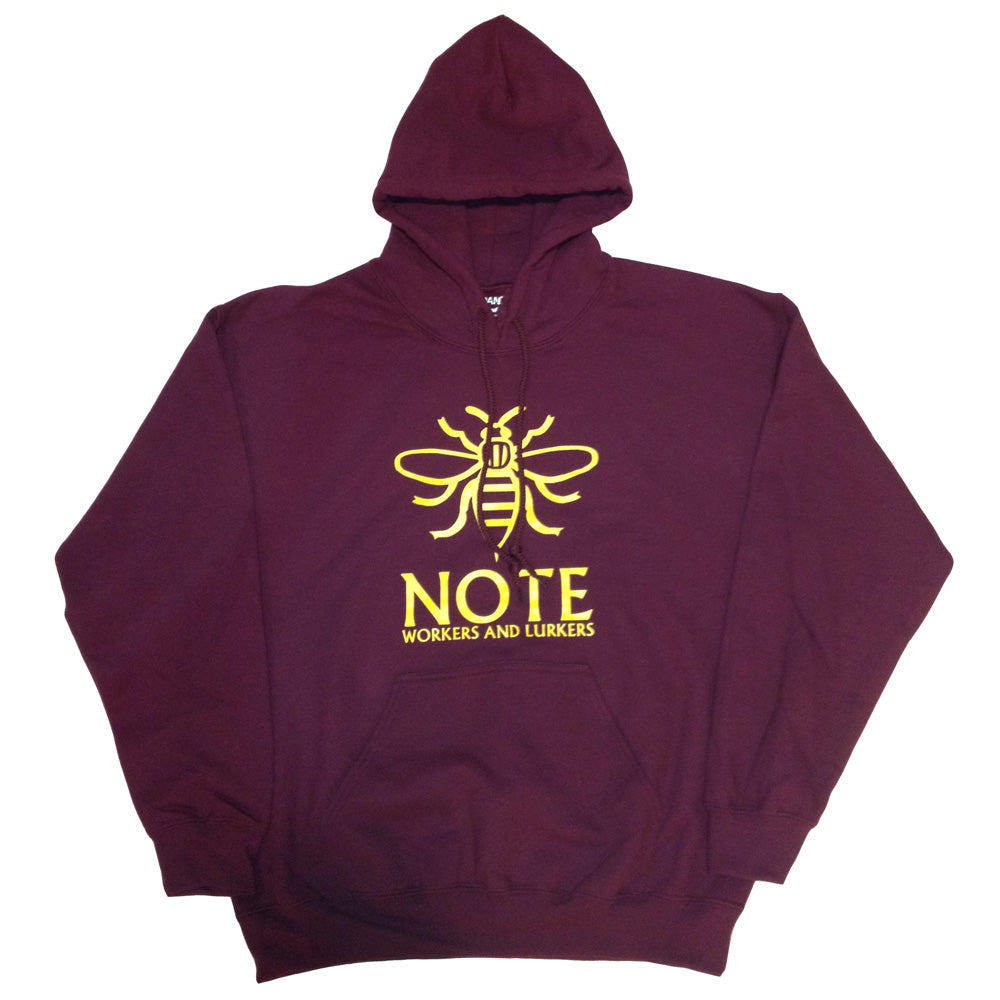 NOTE Bee burgundy/yellow hood