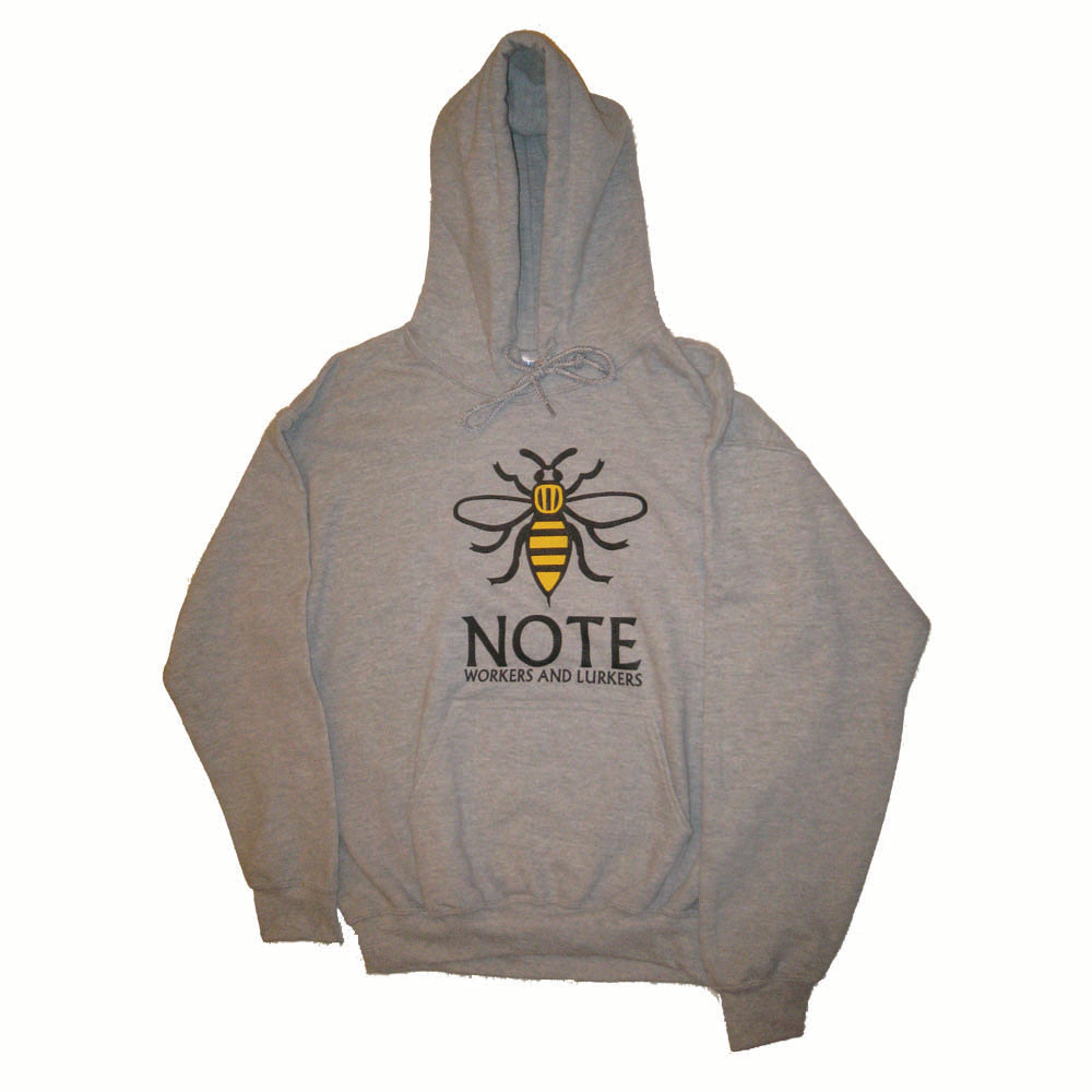 NOTE Bee Workers & Lurkers sport grey hood