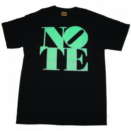 NOTE Big Logo black/tiffany T shirt
