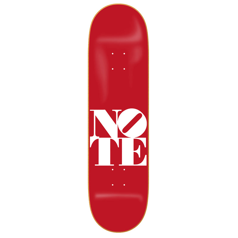 NOTE Deep Red deck 8.38"