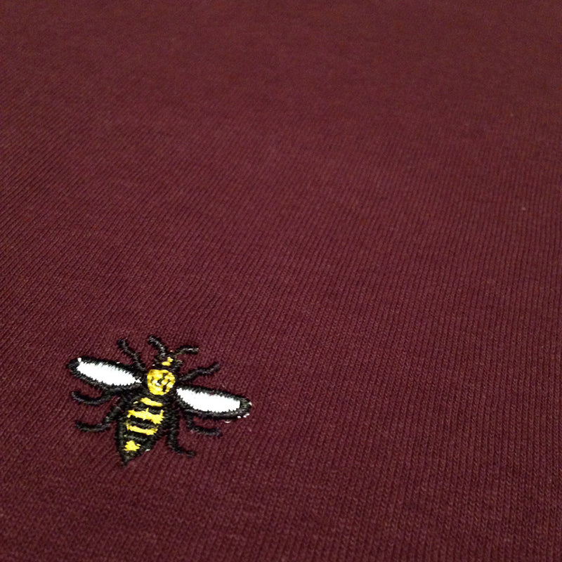 NOTE EMB burgundy T shirt