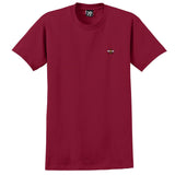 NOTE EMB burgundy T shirt