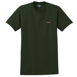 NOTE EMB forest green T shirt