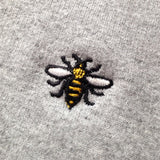 NOTE EMB sport grey crew
