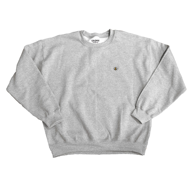 NOTE EMB sport grey crew