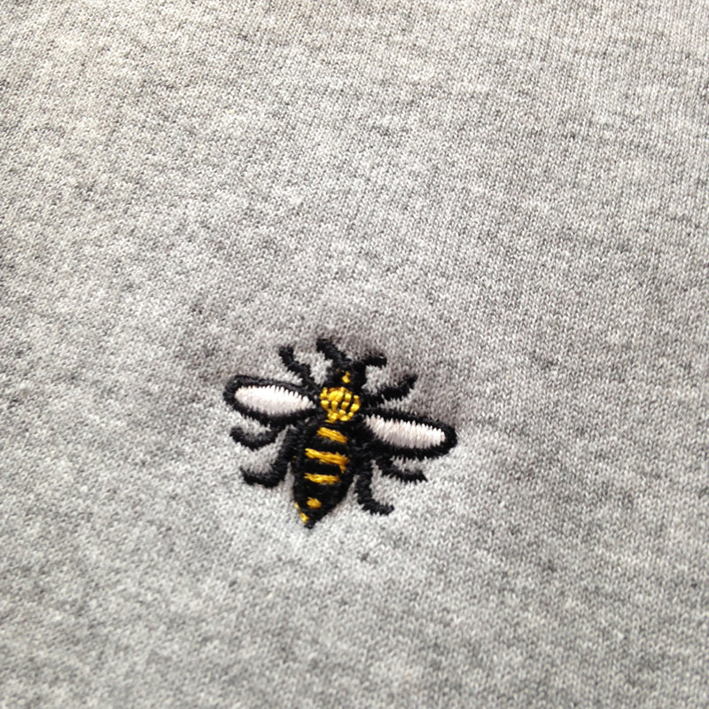 NOTE EMB sport grey hood