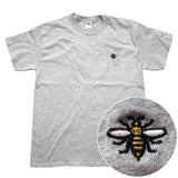 NOTE Emb sport grey T shirt