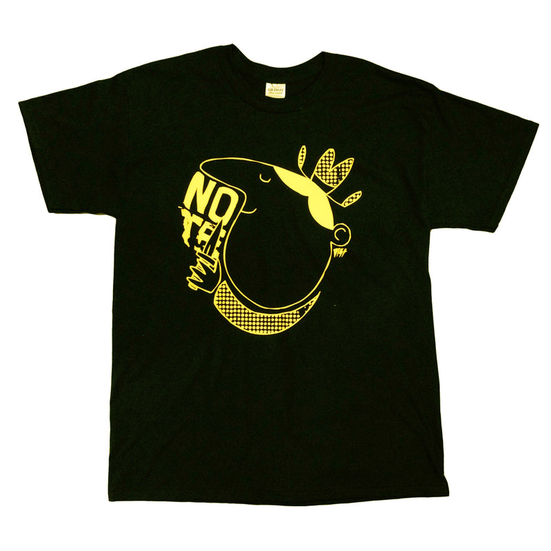 NOTE Knife Cowboy black/yellow T shirt