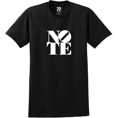 NOTE Logo T shirt black