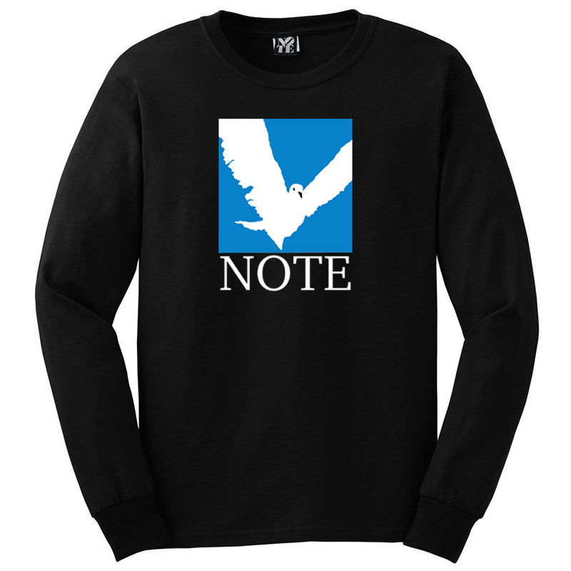 NOTE Peace black/blue long sleeve T shirt
