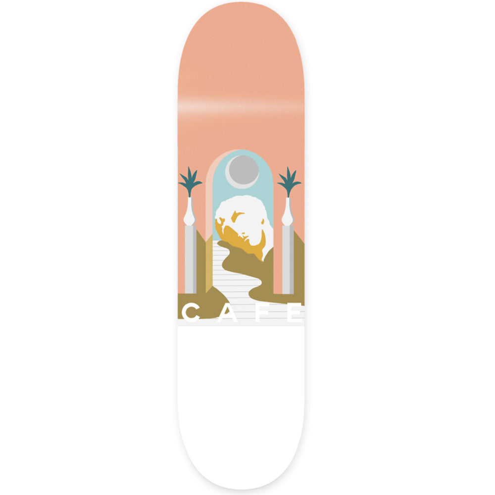 Skateboard Cafe Ozymandias peach Deck 8"