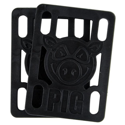 Pig Piles hard 1/4" black risers
