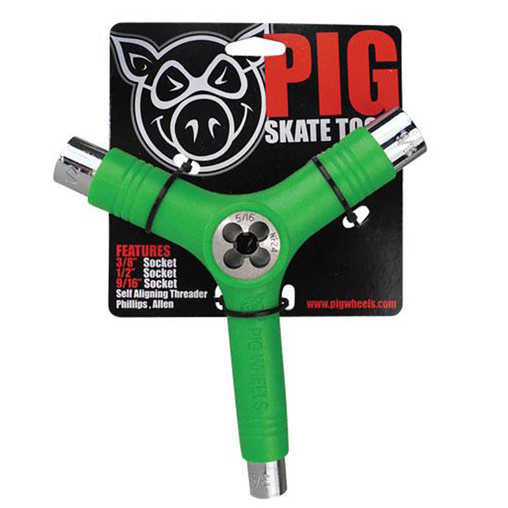 Pig tri-socket green tool
