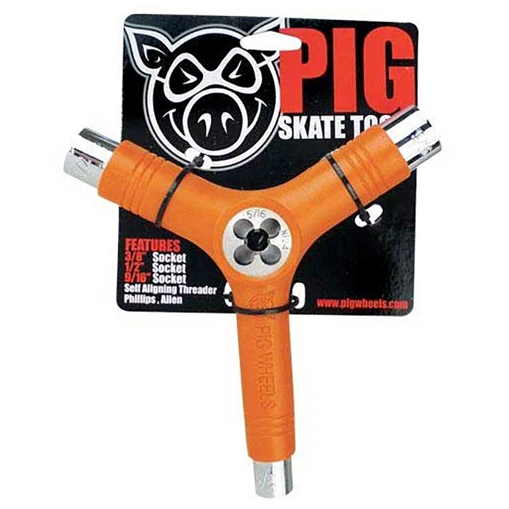 Pig tri-socket orange tool