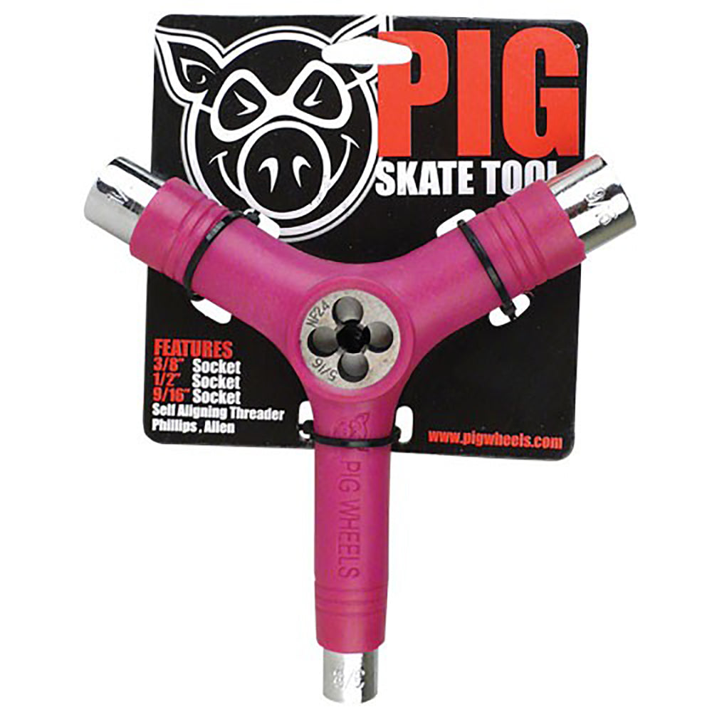 Pig tri-socket pink tool