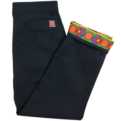 Piilgrim Highway Turn Up black trousers