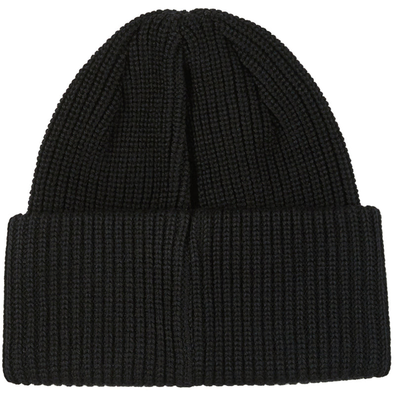 Polar Double Fold Merino beanie black