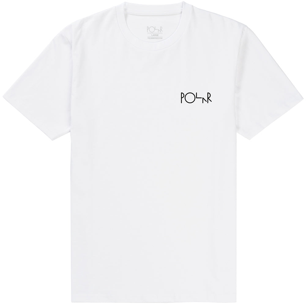 Polar Fill Logo white T shirt