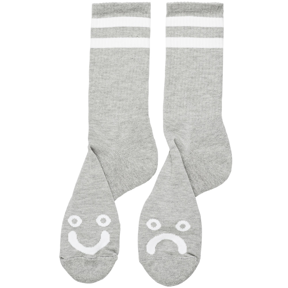 Polar Happy Sad socks heather grey