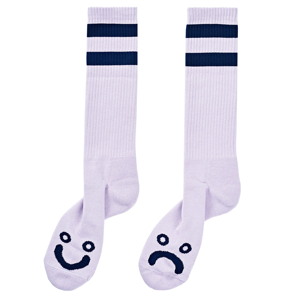 Polar Happy Sad lavender socks UK 8-12