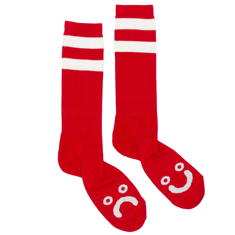 Polar Happy Sad socks red UK 8-12